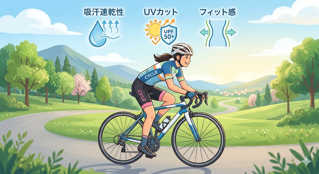 サイクルジャージの選び方ポイント